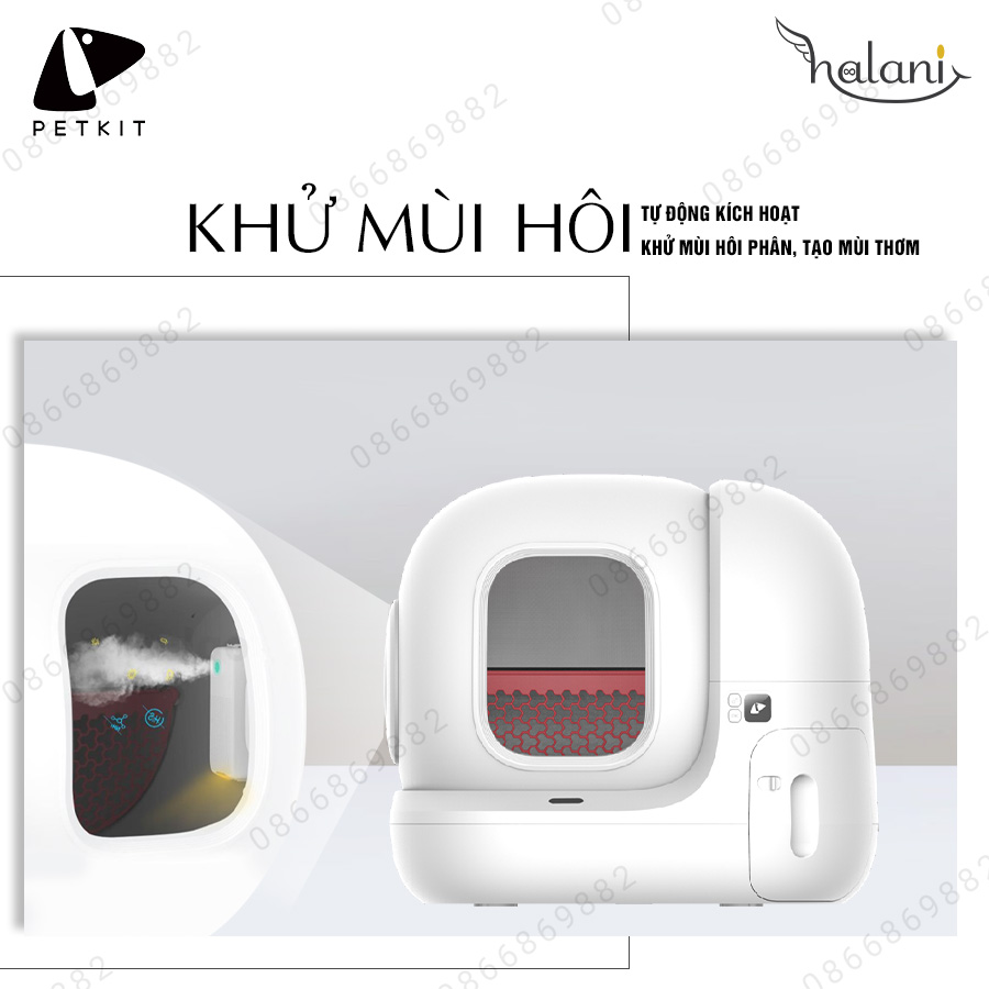 Pura max cơ chế khử mùi tự động