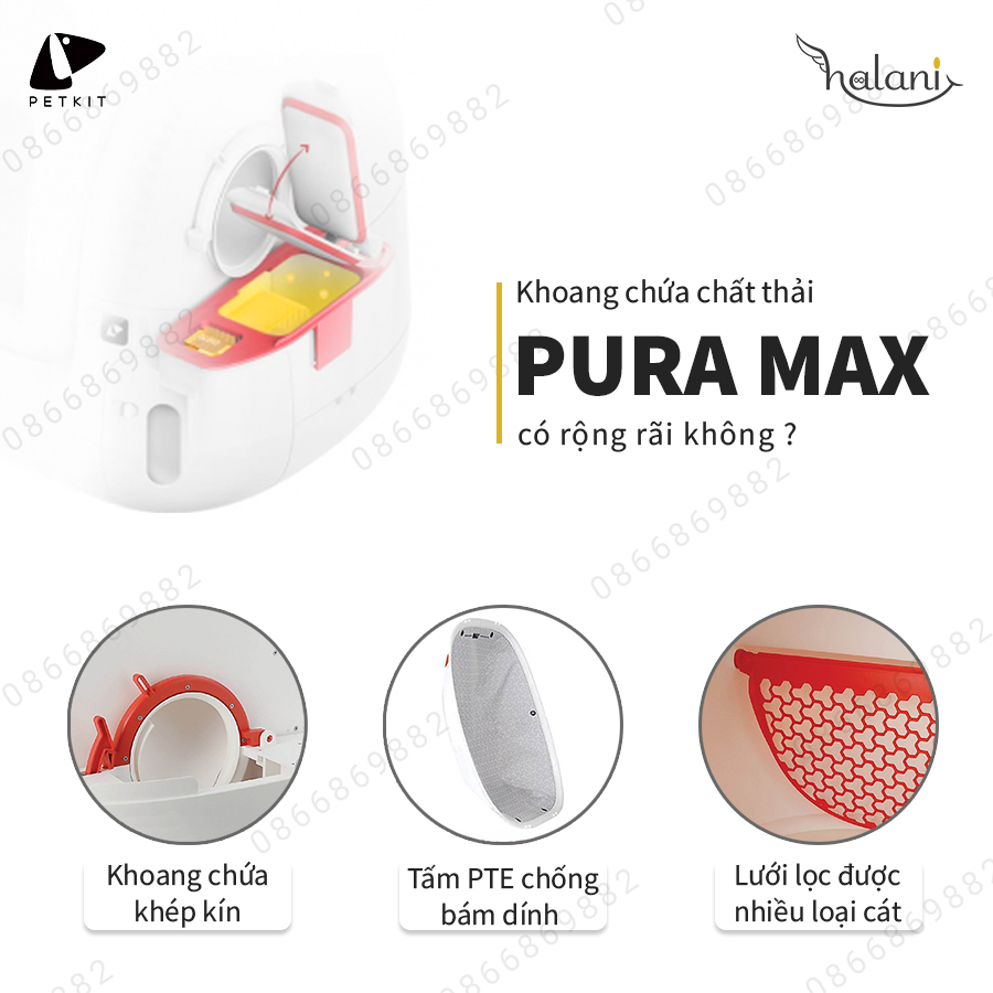 Pura Max thiết kế ưu việt
