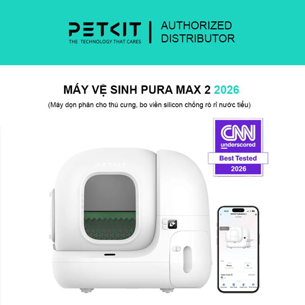 Máy vệ sinh tự động PETKIT PURA MAX 2026