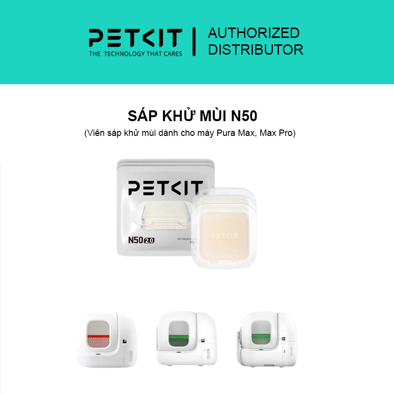 [Lẻ] Khử mùi hộc chất thải N50 máy vệ sinh Pura max